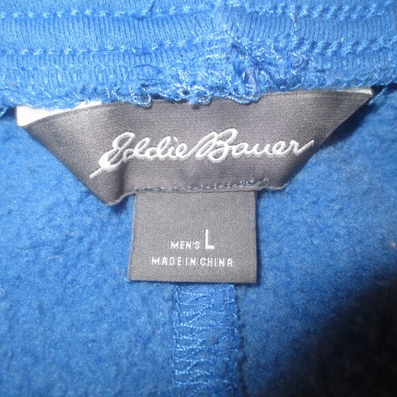 Eddie Bauer Thick Blue Casual and Athletic Sweat Pants - Size Large Men's. - Picture 4 of 10